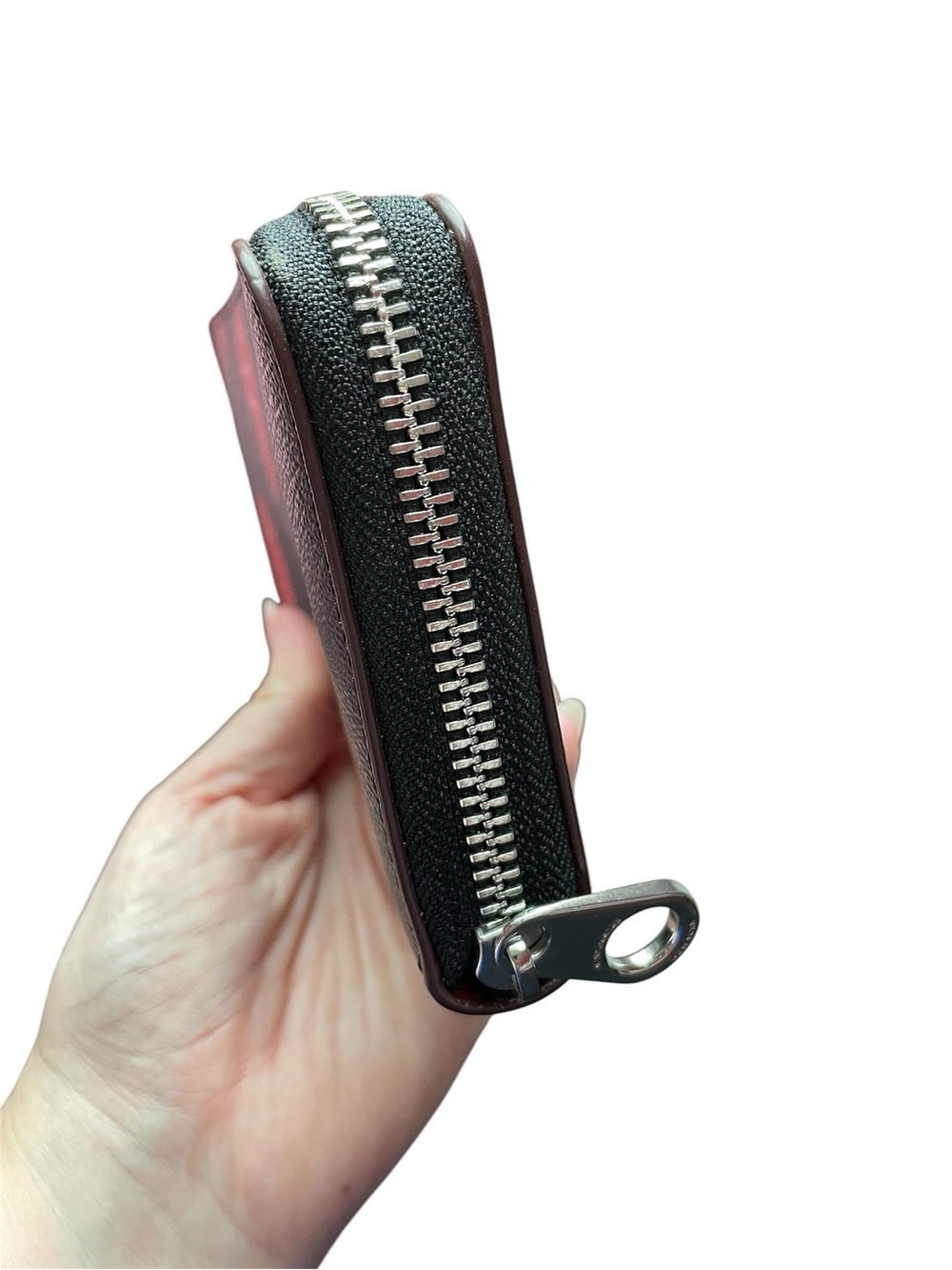 Black Strawberry Coach Wallet Wristlet - Picture 4 of 10